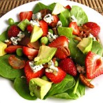 Strawberry and Avocado Spinach Salad 500